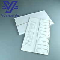 Microscope Slide Tray 20 Piece Mailer Storage Cardboard Tray Microscope Slide Holders