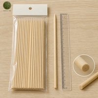Brochetas de Bambú Jumbo de 5 mm de Grosor, Resistentes, para Asar Kebab, Palitos para Barbacoa Extra Largos, Venta Directa de Fábrica, Madera Natural de Grado Alimenticio