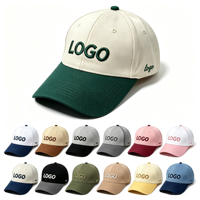 Casquette de baseball personnalisée avec logo pour mariage, haute qualité, 6 panneaux, cadeau de mariage, chapeau de papa en coton bicolore pour fête