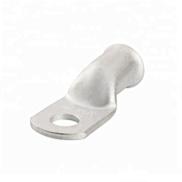 Connecteur de borne à œil en cuivre plaqué argent série AWG pour câble de batterie de voiture