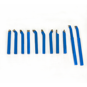 Ensemble de 11 outils de tournage soudés pour petits tours, jeu d'outils de tournage avec lame de 8 mm - Product Image 4