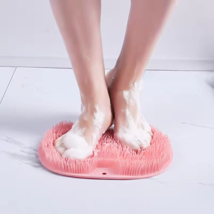Hot Selling Plastic PP <strong>Foot</strong> Massage Brush <strong>Shower</strong> <strong>Scrubber</strong> with Suction Cups Non-slip <strong>Foot</strong> Mat <strong>for</strong> Dead Skin Removal - Product Image 1