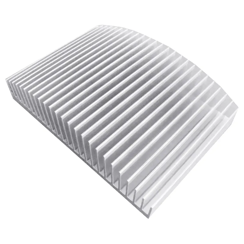 6063 T5 High Power LED Street Light Heat Sinks Anodizing CNC Milling Drilling Aluminum Profile Extrusion LED Heat Sinks