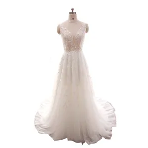 2022 hot sale bridal wears supplier of women wedding dress lace bridal wedding dress elegant wedding gown