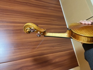 Surpassmusica Hot Bán Chất Lượng Cao 4/4 Handmade <span class=keywords><strong>Violin</strong></span> Rắn Spruce Top Flamed Maple Varnished <span class=keywords><strong>Violin</strong></span> S Hỗ Trợ Tùy Chỉnh - Product Image 4