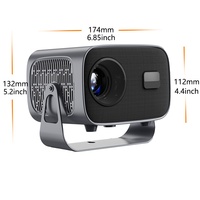 Projecteur portable extérieur LCD Android A10 4K HD, best-seller, 200 lumens ANSI, WiFi double bande, BT5.0