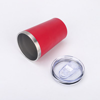 Gobelet à bière en acier inoxydable 304 de 12 oz avec logo personnalisé, double paroi isolée sous vide, anti-fuite, coloré, pour bar, fête, extérieur