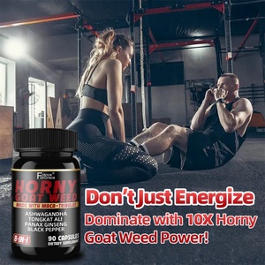 Cápsulas de Extracto de Hierba de Cabra en Celo con Etiqueta Personalizada y Raíz de Maca Negra para Apoyar la Energía Masculina - Product Image 2