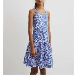 Tenue d'été en coton élégante et amusante pour filles, avec un style inspiré de l'artisanat décoratif, un tissu respirant et un confort facile - Product Image 3