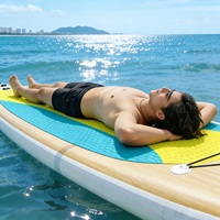 Nouvelle planche de SUP gonflable ultime avec technologie Drop Stitch et PVC de qualité militaire - Planche polyvalente écologique à 3 ailerons, capacité de 330 lb