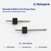 Ratopink DB-PG0260 Gear Pompa Tinta Hitam Standar, Suku Cadang Printer CIJ Universal