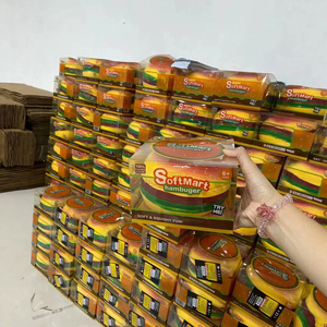 Juguetes antiestrés de peluche perfumados de subida lenta, enormes helados, hamburguesas, lápices gigantes para niños - Product Image 6