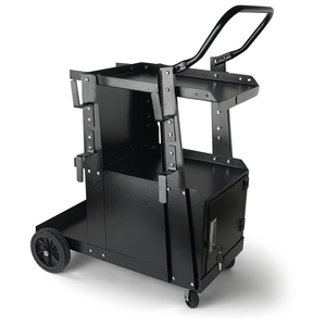 Carrito de Soldadura Industrial Estándar de 2 Niveles, 4 Ruedas Giratorias, Almacenamiento Modular, Soporte Móvil Rectangular, Estructura de Acero para Taller/Garaje - Product Image 2