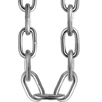 Cable antirrobo de acero inoxidable 304 resistente, nueva cadena colgante oscilante, bobina a prueba de eslabones soldados para remolque de seguridad