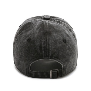 Cổ điển Bông rửa đau khổ gorras Mũ Twill đồng bằng thể thao mũ có thể điều chỉnh CHA mũ - Product Image 3