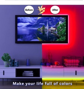 USB 5V LED Strip Light Addressable Dream Color Music Sync Chasing <b>RGB</b> App Remote <b>Control</b> Flexible Cuttable DIY for Room Decor - Product Image 5