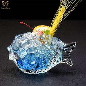 Gelas ikan, gelas makanan penutup, cangkir kaca cocktail, kacamata anggur bar, kreativitas cocktail - Product Image 3