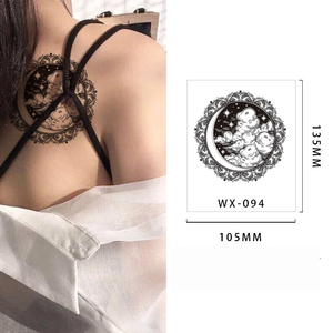 Mens Temporary <b>Tattoo</b> Sticker Waterproof Cute Pattern Matte Surface Semi Permanent <b>Paper</b> Decal for Body Art Professional Use - Product Image 2