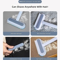Brosse manuelle anti-poils pour animaux, grattoir à fourrure, rouleau adhésif – Élimine sans effort les poils de chats et de chiens des canapés, lits et tapis