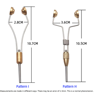 Vente en gros de pieds en laiton, support de canette de montage de mouches, étanchéité réglable, outil de fabrication de mouches - Product Image 2