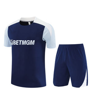 Uniformes de Fútbol de Verano, Conjunto de Entrenamiento de Manga Corta, Camiseta del Tottenham 25/26, Transpirable, de Poliéster, Secado Rápido, Cuello Redondo, Unisex - Product Image 2