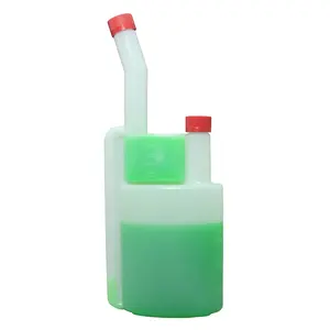 16 oz 500ml HDPE Long Neck Additive Liquid Measuring Chemical Dosing Plastic Bottle For Fuel Additive