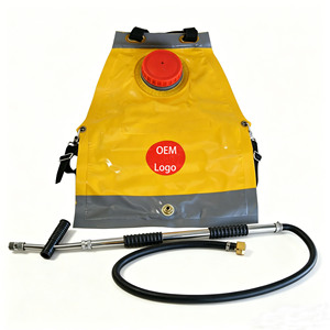 ถุงน้ำพีวีซีพับได้ Helitack ขนาด 16 ลิตร 20 ลิตร อุปกรณ์ดับเพลิงน้ำหนักเบาแบบพับได้ กระเป๋าดับเพลิง กระเป๋าเป้ดับเพลิงในพื้นที่ป่า - Product Image 2