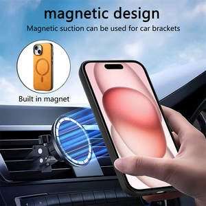 Funda de Lujo con Carga Inalámbrica para iPhone 17 Air 16E 15 Pro 14 13 12 11 Pro XS Max XR 7 8 Plus, Carcasa Magnética con Protección - Product Image 6