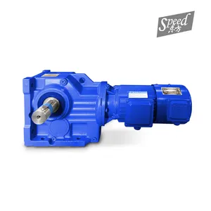 K series 90 degree hollow shaft helical gearbox bevel gearbox motor gear box price for conveying equipment