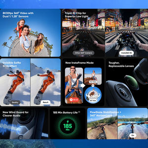 Nouvelle caméra sportive Insta360 X5 étanche 15m, capteurs 1,28 pouces, vidéo 8K 360 HDR, photo 72MP, 4K60fps, objectif unique Insta 360 <span class=keywords><strong>X</strong></span> 5 - Product Image 6