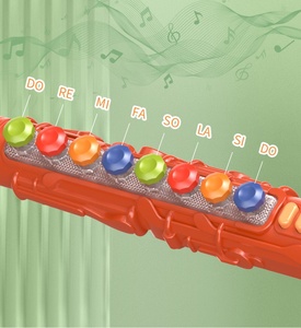 Clarinete Electrónico Musical de Juguete con Luces, Colorido, Simulación de Clarinete, para la Educación Infantil, Instrumento Musical de Plástico, Venta al Por Mayor - Product Image 6