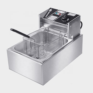 Tianxing Commercial Hotel Restaurant Stainless Steel 6L Fry Machine Countertop Potato <strong>Chip</strong> Single Tank Electric Deep <strong>Fryer</strong> - Product Image 4