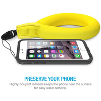 Dragonne en mousse flottante ronde étanche pour appareils photo et téléphones Sangle de flottabilité sous-marine