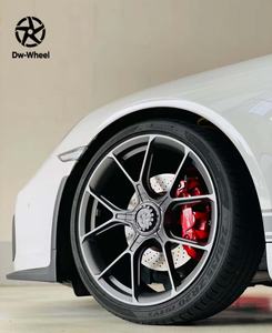 Jantes forgées DW de 18 à 24 pouces, centre verrouillable, or, jantes personnalisées pour Porsche 911 GT3 Turbo S - Product Image 4