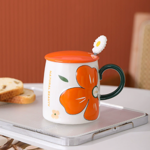 Tazas de Porcelana con Diseño de Dibujos Animados Personalizables de 400 ml, Aptas para Lavavajillas y Microondas, para Café, Té, Agua, Regalos Empresariales, Logotipo Personalizado - Product Image 3
