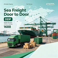 Agent maritime, fret maritime le moins cher, service de transport maritime DDP porte-à-porte, transitaire pour les marchandises 1688 vers l'Australie et le Canada