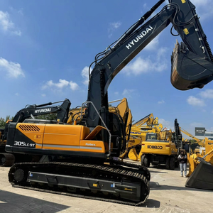 รถขุดไฮดรอลิกแบบตีนตะขาบ Hyundai 305LC-9T มือสองคุณภาพสูง สภาพ 90% ขายดี พร้อมชั่วโมงการทำงานต่ำ รถขุด 305lc-9t มือสอง - Product Image 1