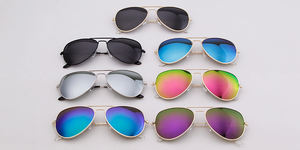 Lunettes de soleil crapaud polarisées conduite <span class=keywords><strong>Vintage</strong></span> classique Lunettes de soleil à monture métallique <span class=keywords><strong>double</strong></span> pont Usine Lunettes de soleil UV400 <span class=keywords><strong>Vintage</strong></span> classique - Product Image 5