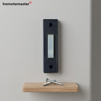 Télécommande à bouton-poussoir compatible pour ouvre-porte de garage, pour émetteur de portail 75LM à code roulant