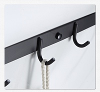 Étagère d'angle murale moderne en acier inoxydable, étanche et durable, pour serviettes de salle de bain et porte-rouleau de papier toilette