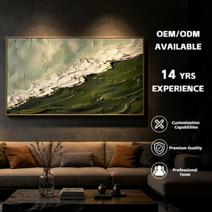 Dipinto a Olio su Tela Personalizzato, <span class=keywords><strong>Arte</strong></span> Astratta da Parete, Grande Quadro su Tela di Cotone Senza Cornice per Soggiorno, Camera da Letto, Arredamento Casa - Product Image 1