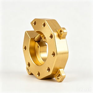 หน้าแปลนยึดแบบแยกชนิด C สำหรับงานกลึง CNC แบบกำหนดเองของ OEM ทำจากทองเหลือง พร้อมระบบล็อค สำหรับงานกลึง งานกัด และงานติดตั้งที่ต้องการความแม่นยำสูง พร้อมเกลียว - Product Image 4