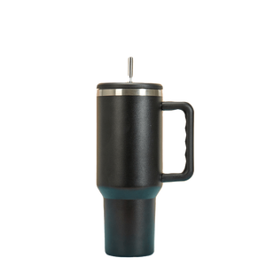 Gran capacidad 40oz portátil de doble pared de acero inoxidable 6-12 horas aislamiento térmico taza de viaje taza mango paja termo - Product Image 3