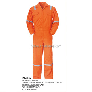 Fabrik versorgung Männer Frauen Marineblau Overall Baumwolle Kessel Anzug für Arbeiter - Product Image 4