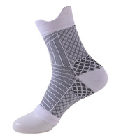 Chaussettes de compression sportives respirantes en nylon pour hommes et femmes, pour le soulagement de la fasciite plantaire, le cyclisme, la course à pied et le quotidien