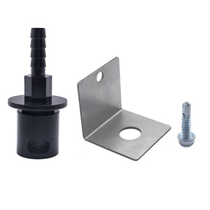 <b>Black</b> Exhaust Valve With <b>Bracket</b> And Screw 3/8 In Port Size For Oil System Automotive Use - Product Image 1