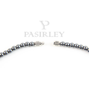 Collier pendentif en pierre naturelle colorée Langyue, cristal d'unakite, boucle de paix, tendance, hématite pour femmes et hommes, fête - Product Image 6