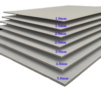 Feuilles de carton pressé épais gris 950 gsm