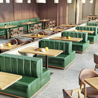 Ensemble de table en bois personnalisable avec 4 chaises de salle à manger pour restaurant, café, ou boutique de jus - Modèle CY186