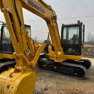 Miniexcavadora Usada Komatsu PC56 de 5.6 Toneladas, Excavadora Hidráulica Compacta de Orugas, Pocas Horas de Trabajo, 100% Original de Japón - Product Image 3